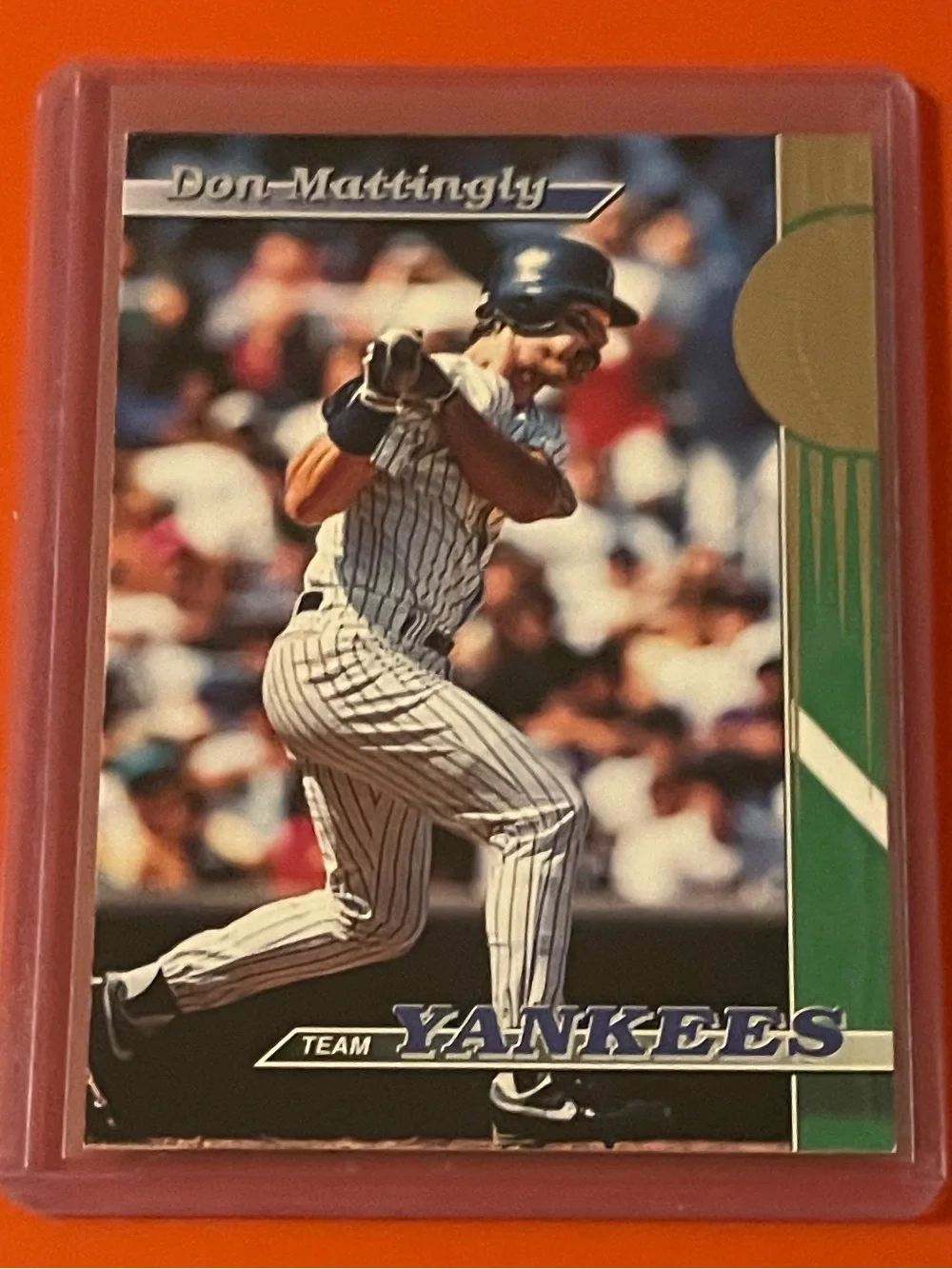 Don Mattingly #1 1993 Topps Stadium Club Yankees Baseball Trading Card